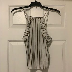 American Eagle ruffled tank top